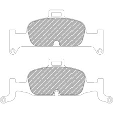 Plaquettes FERODO DS2500 FCP4616H - F-CP4616H - FCP4616H - 3666618076195