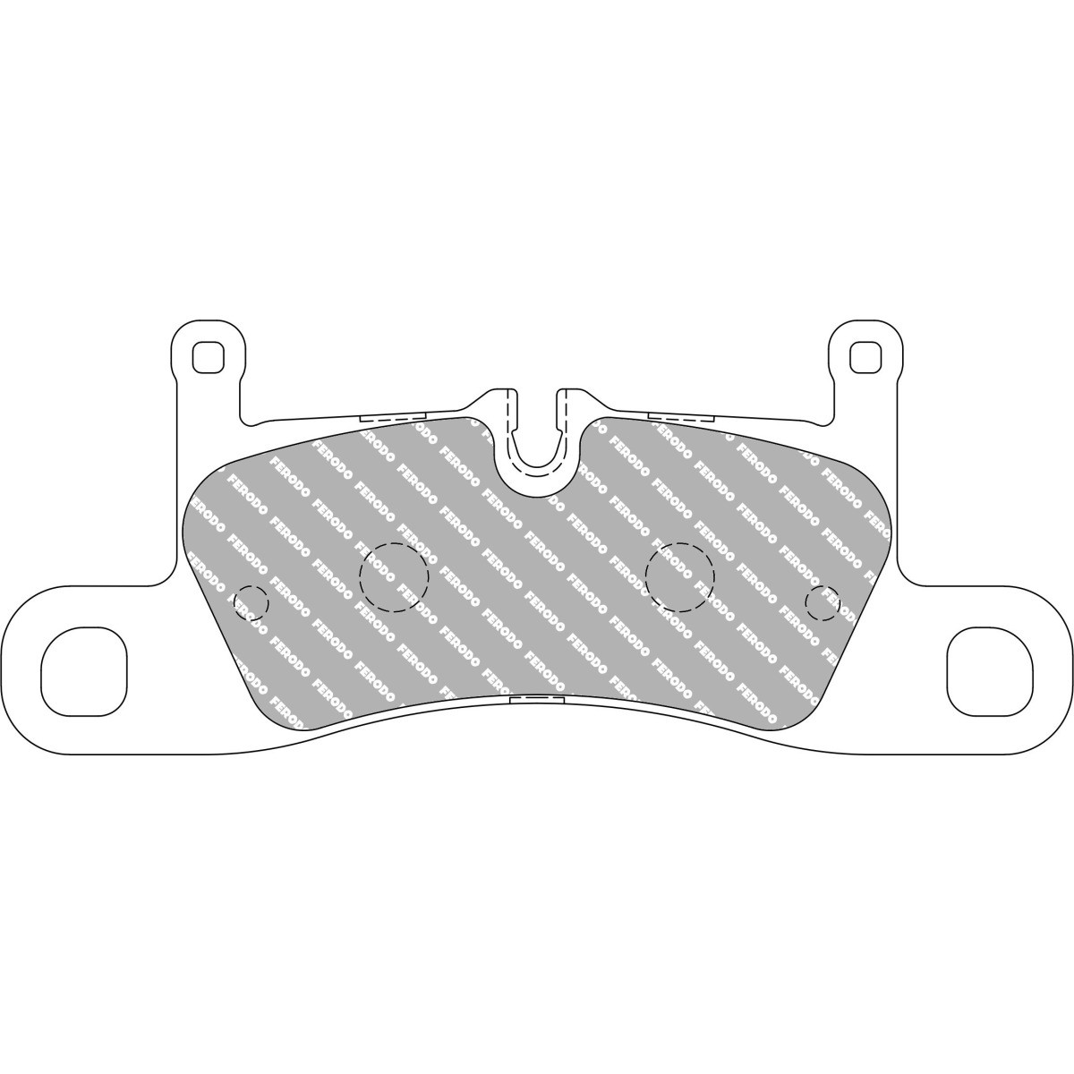 Pastiglie FERODO DS2500 FCP4424H - F-CP4424H - FCP4424H - 3666618076201