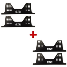 Montaggi laterali lunghi in acciaio GT2i PRO per sedili avvolgenti - PACK-2X-FIXATION-LATERALE-LONGUE