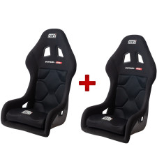 Pack 2 sièges baquets GT2i FIA Race-02L -V2 Fibre 2026, taille L, compétition & trackday - pack-2x-GT-BF011L