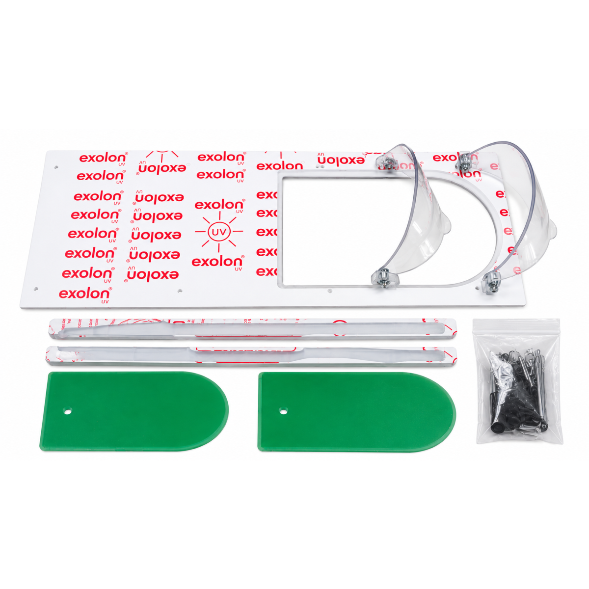 Makrolon Exolon Racing Window 2T6+D ventilation vents - RW-2T6-D - 2T6+D - 3666618796208