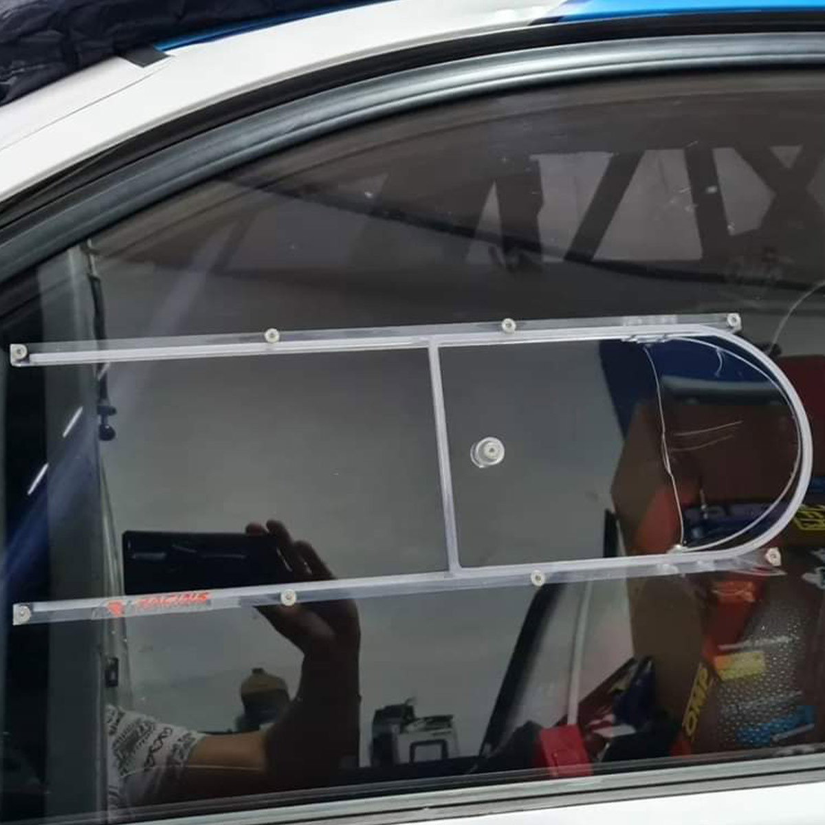 Trape de aerisire pentru geamuri Makrolon Exolon Racing Window 2T6+D - RW-2T6-D - 2T6+D - 3666618796208