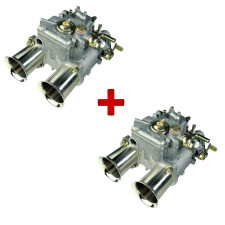 Pack Carburateurs Weber 45 DCOE et Levier de Connexion - Double Carbu Performance - pack-carbu-weber-45dcoe