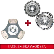 Pack Embrayage Mécanisme + Disque Métal Fritté Rigide Citroën AX / Peugeot 106 / 205 Rallye - pack-emb-rigide-ax-106-205