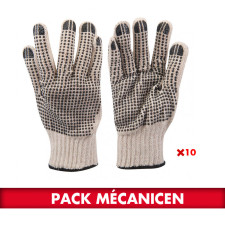 Pack de 10 gants mécanicien - pack-gants-mecano-x10