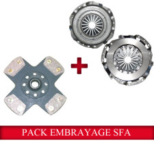 Clutch Pack Cover + Rigid Disk for Peugeot 306 S16 / 405 MI16 - pack-emb-rigide-306-405