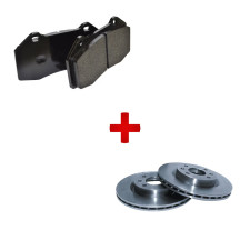 Front Performance Brake Pack for Citroën C2 VTS and Peugeot 206 2.0 S16 - PACK-FREINAGE-C2-206-AV