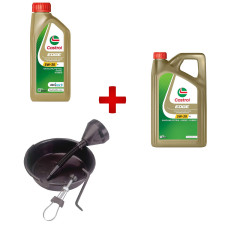 Castrol Edge FST TITANIUM 5W30 5L drain kit + workshop tool kit: Complete Pro Solution for Workshops - PACK-VIDANGE-CASTROL-5W30