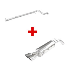 Inoxcar Peugeot 207 GTi Exhaust Kit: Performance and Durability - PACK-ECHAP-207-GTI