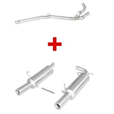 Inoxcar-uitlaatset voor Renault Clio 2 RS Phase 3 - Prestaties en duurzaamheid - PACK-ECHAP-CLIO2RS-PH3
