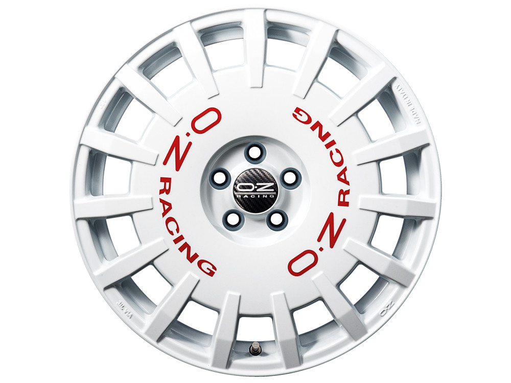 Cerchio OZ RALLY RACING in lega 8x17 ET35 Bianco Race 5X100 - OZ-W01A33001-BL - W01A33001 33 - 3666618848525