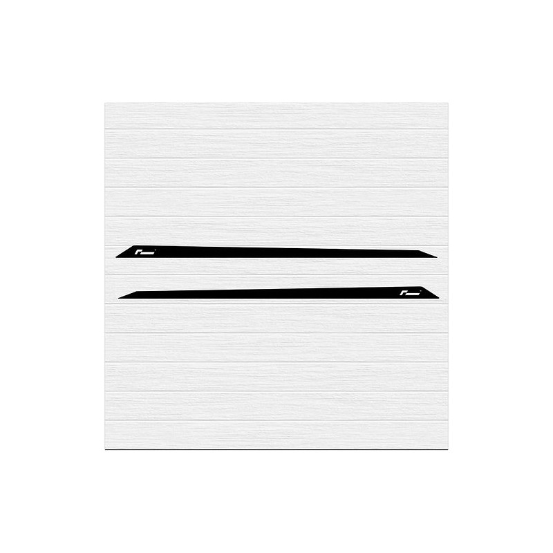 Benzi laterale RacingLine pentru tricou polo pentru Golf, A3, TT, Leon și Octavia - VWR-800001A.N - VWR800001-BLK