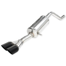 INOXCAR 2x80 Black Rear Muffler - Alfa Romeo Junior - ALJUN.01.80CBLACK - IC-ALJUN0180CBLK - ALJUN.01.80CBLACK - 3666618799735