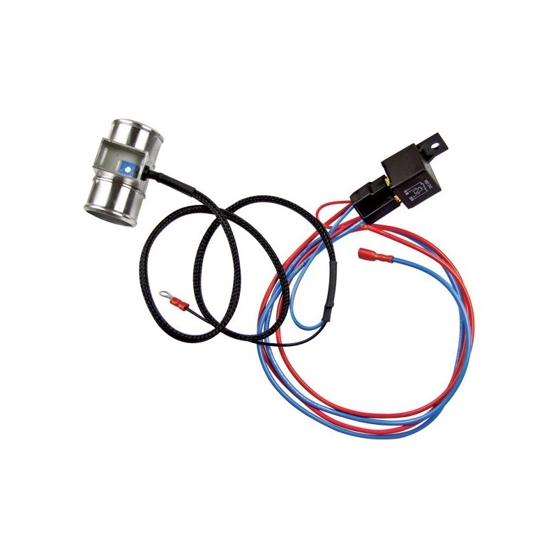 Set de termocontact reglabil pentru furtun Revotec Ø25 mm pentru ventilator de 12 V - REN-EFC25 - EFC25 - 3661768473054