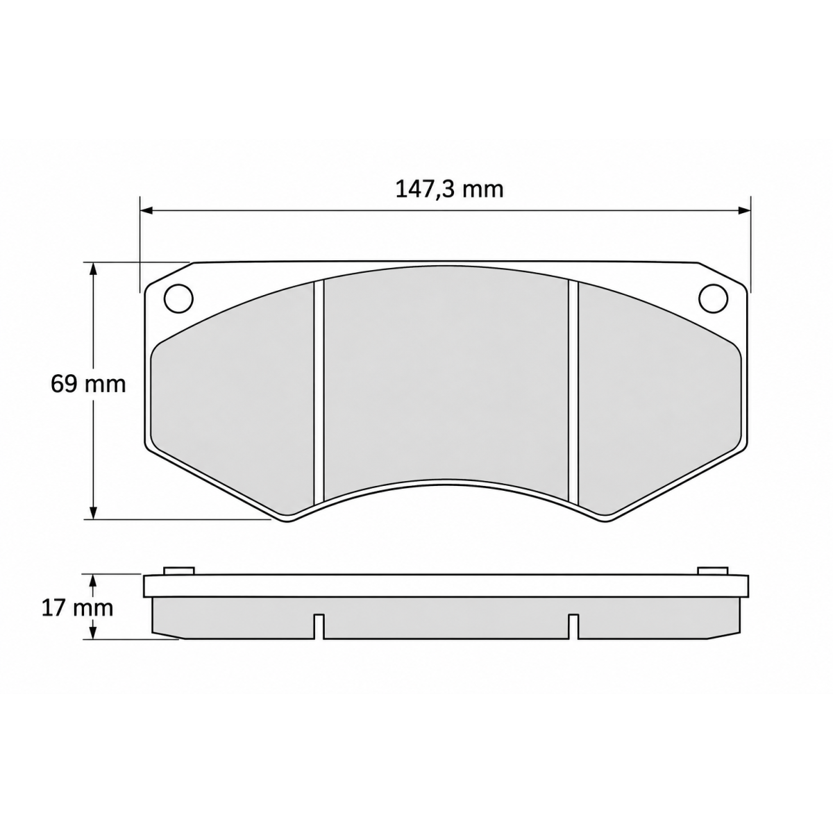 Pastiglie CL Brakes RC6 Tarox B32 SP0239 5015W58T17RC6 - CL-5015W58T17RC6 - 5015W58T17 RC6 - 3661768202425