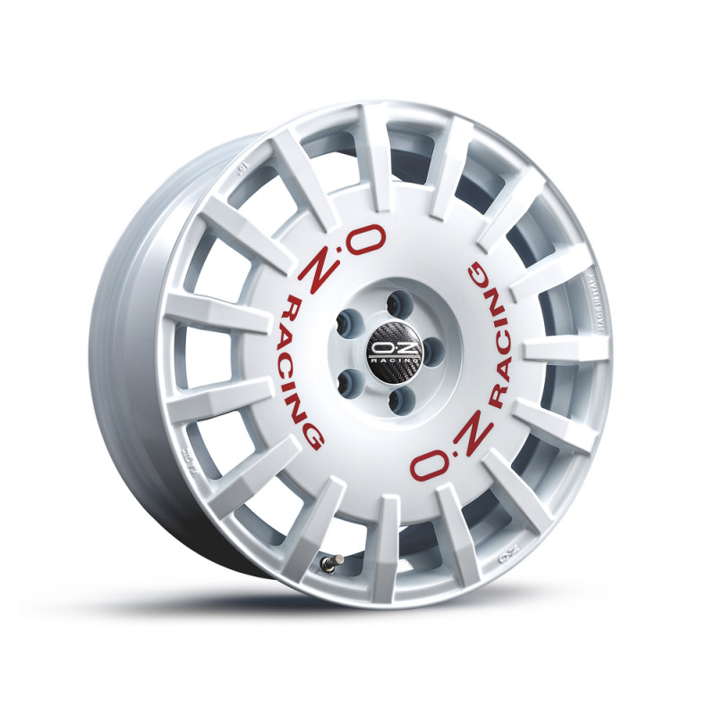 OZ RALLY RACING Aluminum Rim 8x17 ET35 Race White 5X100 - OZ-W01A33001-BL - W01A33001 33 - 3666618848525