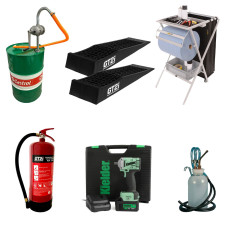 Pack assistance outillage mécanicien : manutention, purge freinage, serrage/desserrage, sécurité incendie. Gain de temps - PACK-ASSISTANCE-PRO