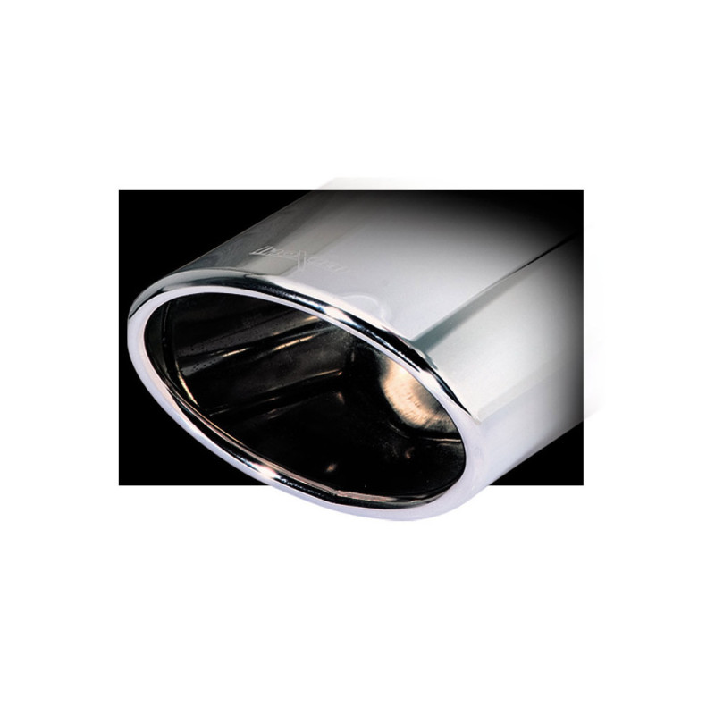 Inoxcar Ovale Uitlaat Diameter 150x105 Chroom lengte 300mm - IC-010 - O10 - 3661768795194