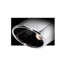 Inoxcar Ovale Uitlaat Diameter 150x105 Chroom lengte 300mm - IC-010 - O10 - 3661768795194