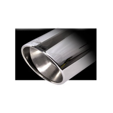 Inoxcar Round Exhaust Outlet Diameter 110 X-Race Chrome length 230mm - IC-014 - O14 - 3661768795132