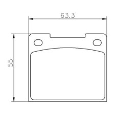 Mintex MGB533-MRM1802 achterremschoenen voor Peugeot 208 R2 - MI-MGB533-MRM1802 - MGB533-MRM1802 - 3666618528854