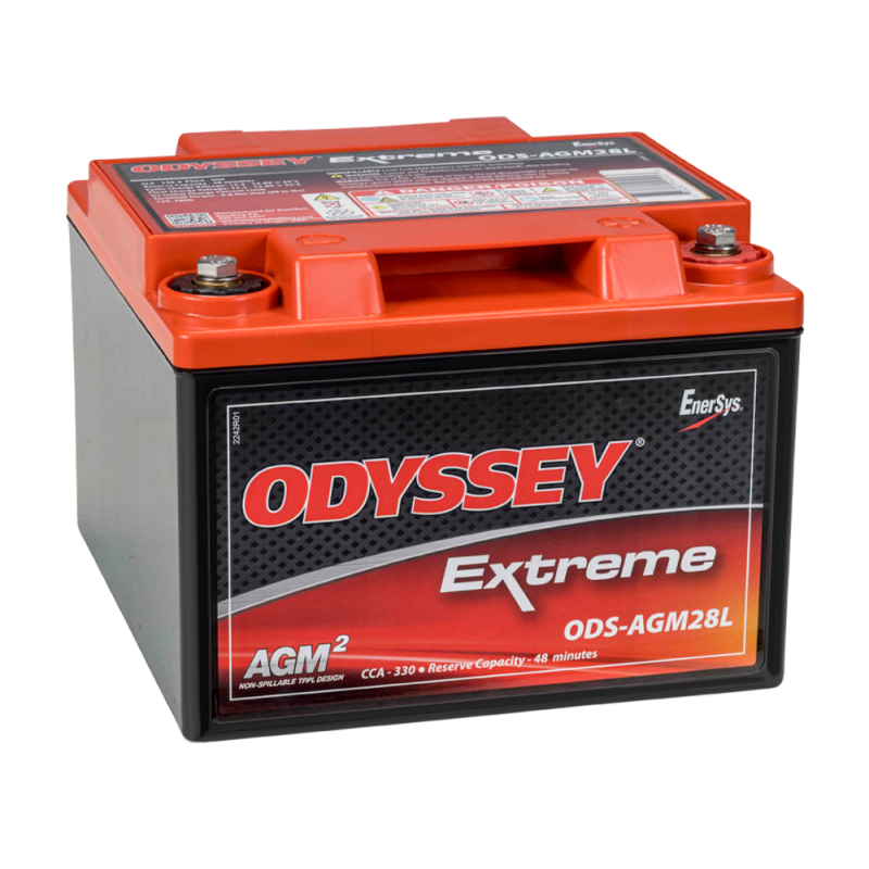 Odyssey Extreme PC925 ODS-AGM28L AGM Racing Battery, 28 Ah, 925 PHCA - ODY-EXTREME-35 - ODS-AGM28L - 3661768221402