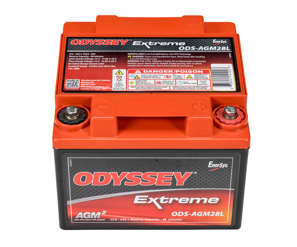 Batteria da competizione AGM Odyssey Extreme PC925 ODS-AGM28L 28 Ah 925 PHCA - ODY-EXTREME-35 - ODS-AGM28L - 3661768221402