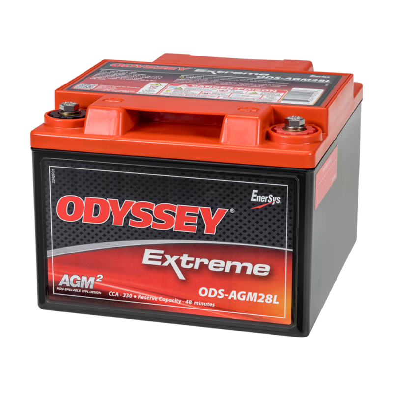 Odyssey Extreme PC925 ODS-AGM28L AGM Racing Battery, 28 Ah, 925 PHCA - ODY-EXTREME-35 - ODS-AGM28L - 3661768221402