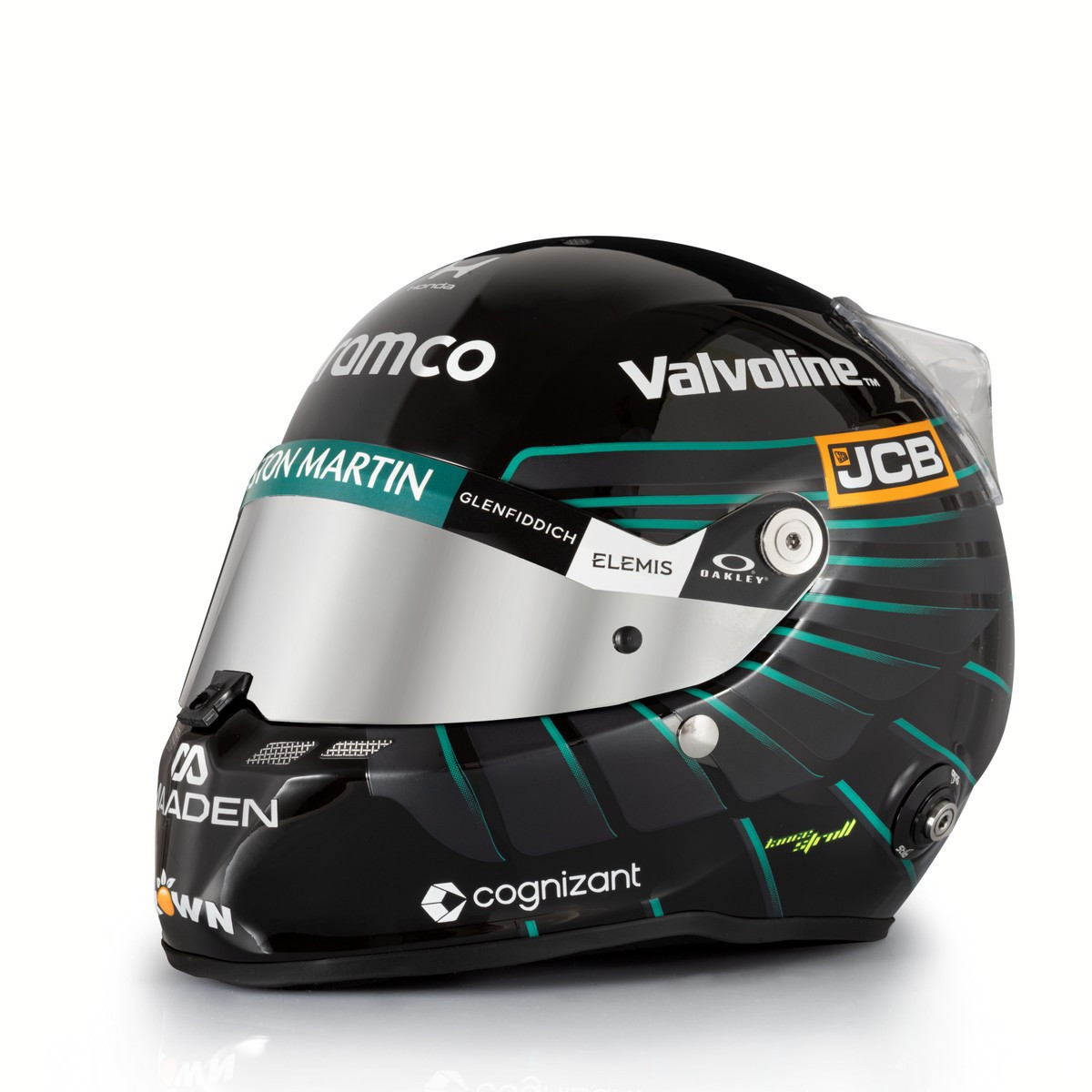 STILO Lance Stroll 2026 Aston Martin 1/2 Scale Mini Helmet - STI-26-STROLL - MH2607 - 3666618846606