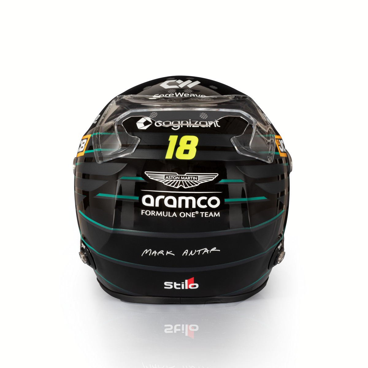 Mini casco Stilo Lance Stroll 2026 Aston Martin 1/2 - STI-26-STROLL - MH2607 - 3666618846606