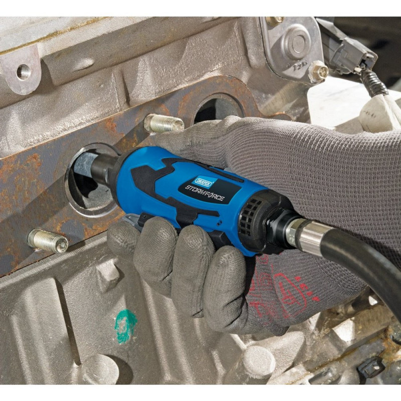 Mini polizor pneumatic drept pentru materiale compozite, 6 mm, DRAPER - DRA-65130 - D65130 - 5010559651306
