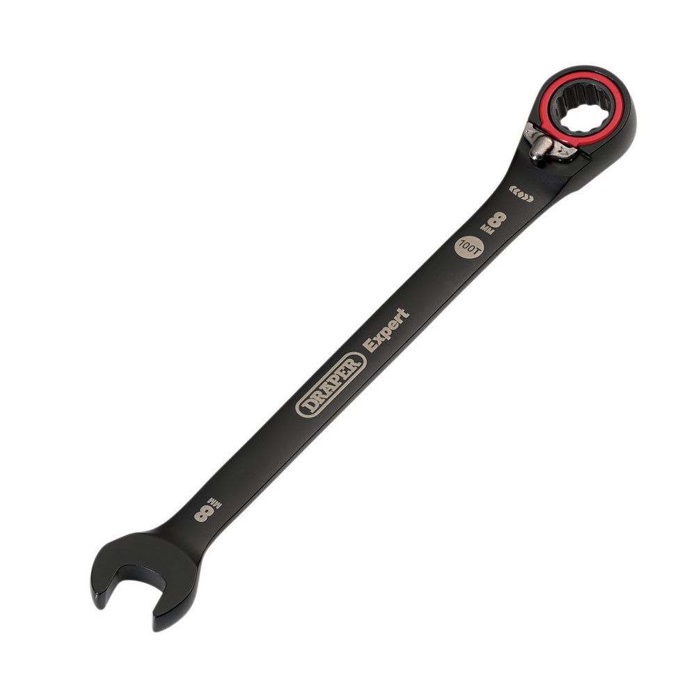Clé mixte à cliquet réversible métrique HI-TORQ Draper. - DRA-CLIQUET-MIXTE.10 - D03900 - 5059482049316