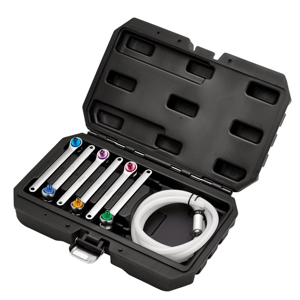 Set di chiavi Draper per lo spurgo dei freni (7 pezzi). - DRA-12395 - D12395 - 5059482061257