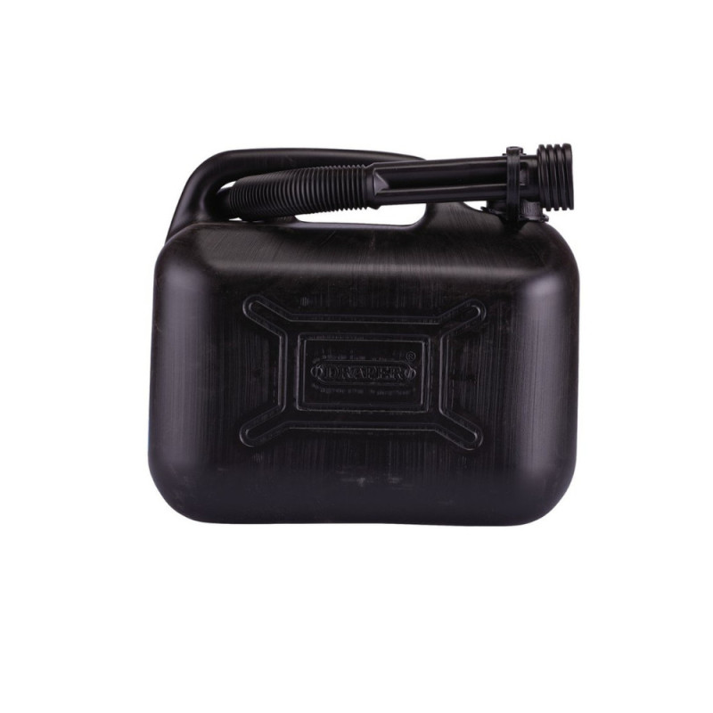 Bidon de carburant en plastique Draper, 5L, noir. - DRA-09053 - D09053 - 5059482040191