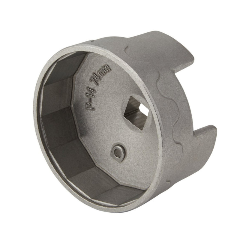 Soclu pentru filtru de ulei 74 mm, 14 caneluri, DRAPER, pentru Mercedes-Benz Clasa C și Clasa E - DRA-29129 - D29129 - 5010559291298