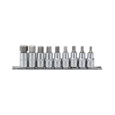 Set di bussole metriche DRAPER 1/2 esagono, 55 mm (9 pezzi) - DRA-16307 - D16307 - 5010559163076