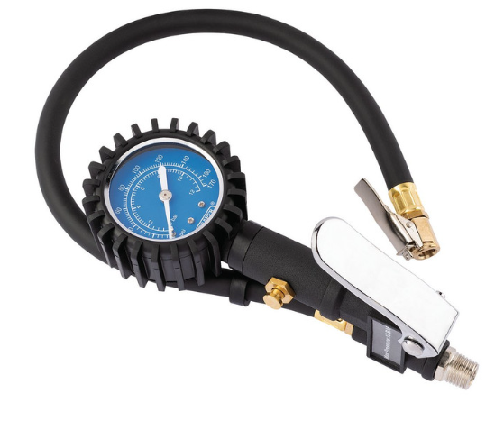 Gonfleur de pneu linéaire Draper Tools Ø55mm 0-12B - mâle 1/4 BSP - DRA-91320 - D91320 - 5010559913206
