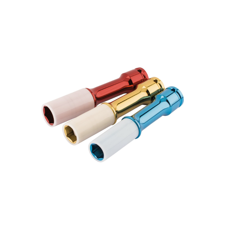 Draper Tools Bussole a percussione lunghe 1/2" per cerchioni in alluminio (3 pz.) - DRA-82981 - D82981 - 5010559829811