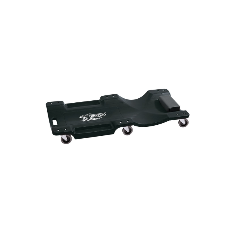 Draper Tools black mechanic creeper 1010x475x130mm Max120Kg - DRA-81908 - D81908 - 5010559819089