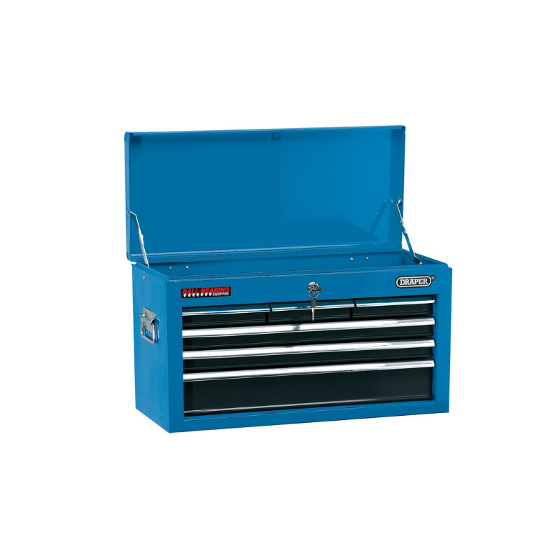 Cutie de scule îngustă Draper Tools cu 6 sertare, 24", albastră, 600x255x345 mm - DRA-51690 - D51690 - 5010559516902