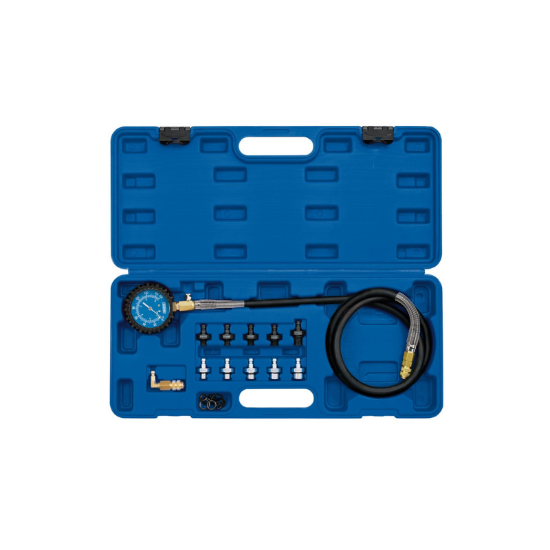 Set de testare a presiunii uleiului Draper Tools (12 piese) - DRA-35879 - D35879 - 5010559358793