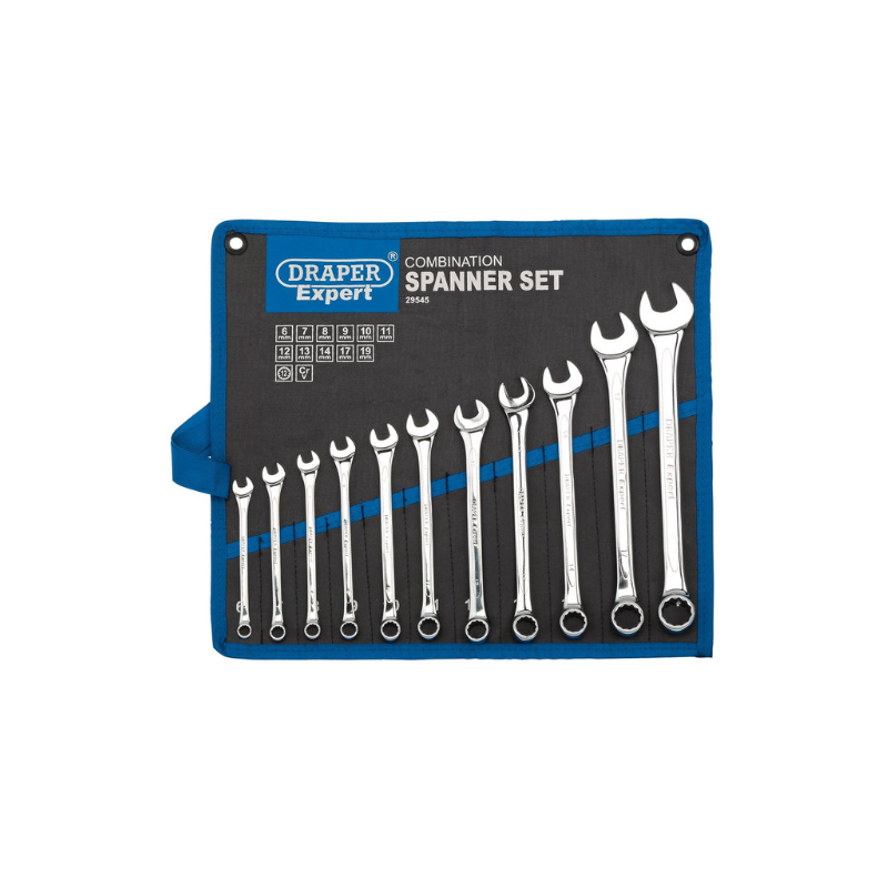 Jeu de clés mixtes métriques  Draper Tools ( 11 pièces ) - DRA-29545 - D29545 - 5010559295456