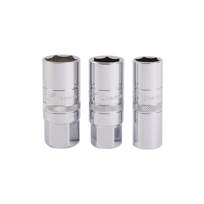 Set 1/2"" bougiedoppen Draper Tools (3 stuks) - DRA-16784 - D16784 - 5010559167845