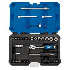 Set de cheie cu clichet metrice Multi-Drive 1/4" Draper Tools (43 de piese) - DRA-16479 - D16479 - 5010559164790