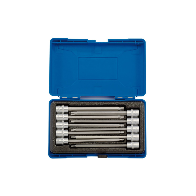 Set de socli lungi Draper Tools TX-STAR de 3/8" și 150 mm (10 piese) - DRA-16311 - D16311 - 5010559163113