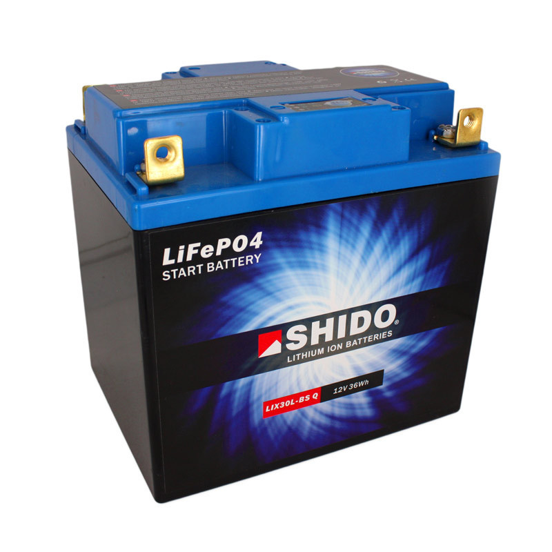 Baterie cu litiu 30A Shido 166 x 126 x 175 mm, 2 kg - SHI-HJ53030 - LIX30L-BS Q LION -S- - 5414837155171