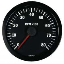VDO Rev-counter, Ø100 mm, 0–8,000 rpm, 333-015-005G - V-CT333-015-005 - 333-015-005G - 3661768257050