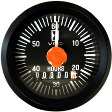 VDO Hour Meter Ø52 mm 0 to 99,999.9 h 331-810-012-002G - V-HO331810012002 - 331-810-012-002G - 3661768306949