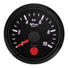 VDO Oil Pressure Gauge, Ø52 mm, 0–10 bar, A2C3833170001 - V-PH-3833170001 - A2C3833170001 - 3661768608074