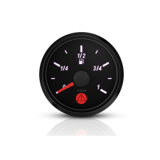Manometru pentru nivelul combustibilului VDO SingleViu, diametru 52 mm, fund negru, indicator tubular - V-NE-3833110001 - A2C3833110001 - 3661768681213